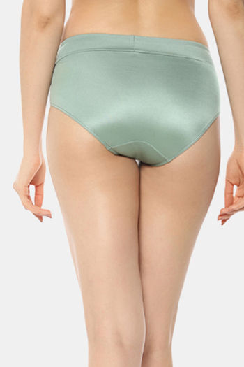 Amante Low Rise Full Coverage Hipster Panty - Pastel Green — image 3